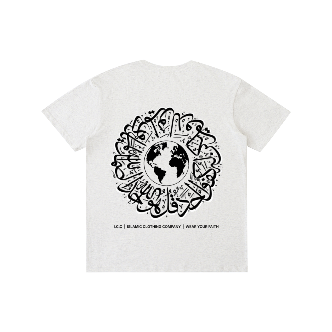 one world,shirt,light grey