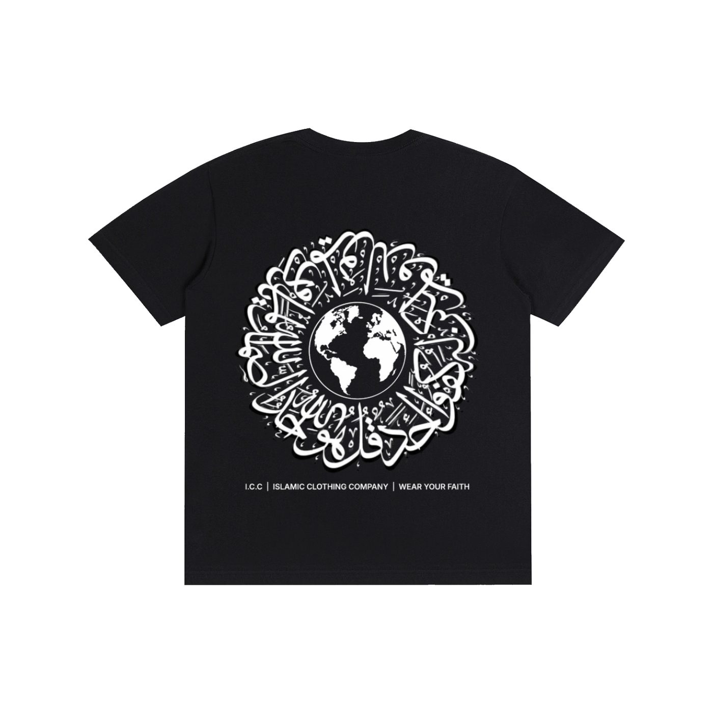 one world,shirt,black