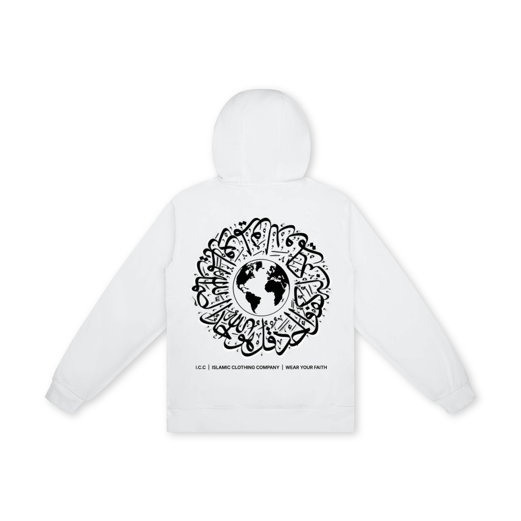 one world,hoodie,white,summer